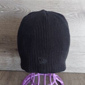 New Era Fleece Lined Black Knit Beanie
